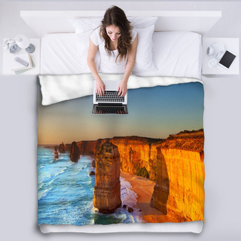 The Twelve Apostles, Great Ocean Road, Fleece Blanket