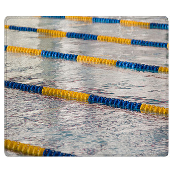 The View Of An Empty Public Swimming Pool Bath Mat