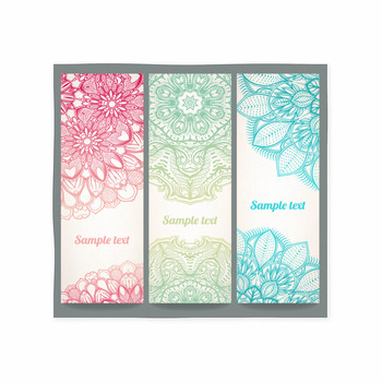 Three Different Round Patterns Custom Size Floor Mat