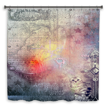 Through The Custom Size Shower Curtain