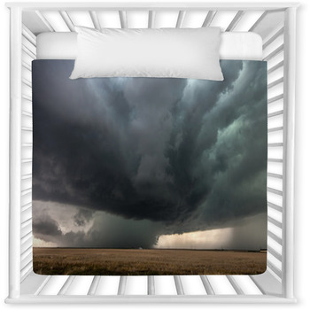 Thunderstorm In The Great Plains Baby Crib Comforter