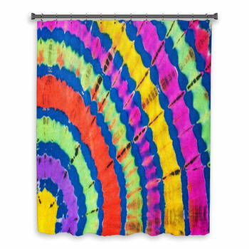 Tie-Dye Pattern Custom Size Shower Curtain