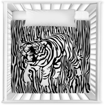 Tiger Baby Crib Comforter