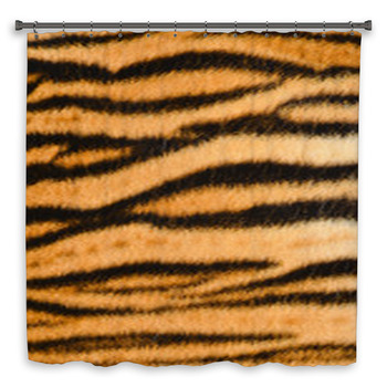 Tiger Skin Custom Size Shower Curtain
