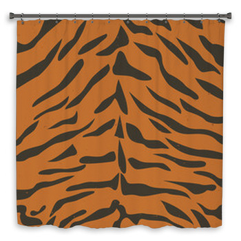 Tiger Skin Custom Size Shower Curtain