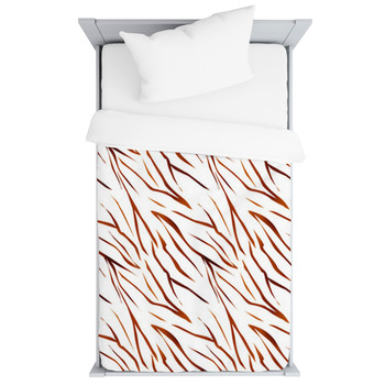 Tiger Wild Skin Fur Leather Seamless Toddler Duvet