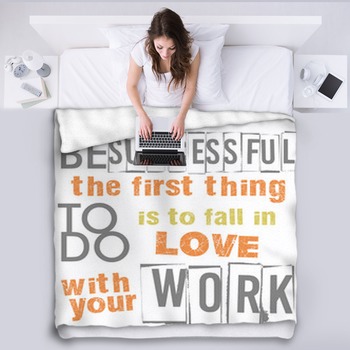 To Be Successful Quote Fleece Blanket
