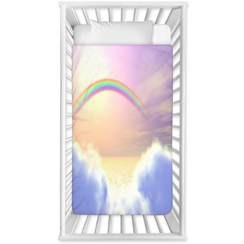 rainbow baby comforter