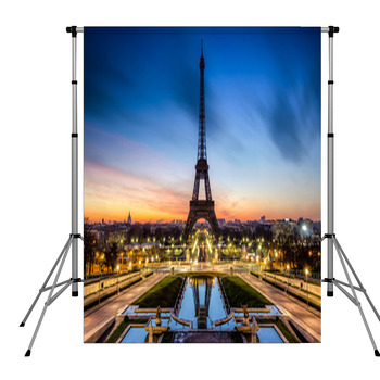 Tour Eiffel Paris France Pole Pocket Backdrop