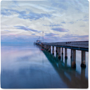 Tramonto Al Faro Baby Blanket
