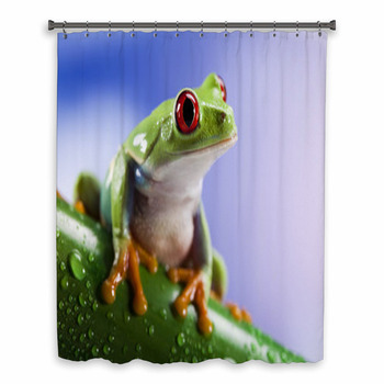Tree Frog	 Custom Size Shower Curtain