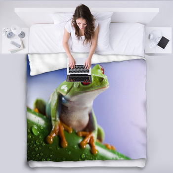 Tree Frog	 Fleece Blanket