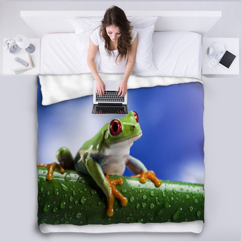 Tree Frog	 Fleece Blanket