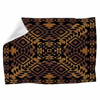 Tribal Ornament Fleece Blanket