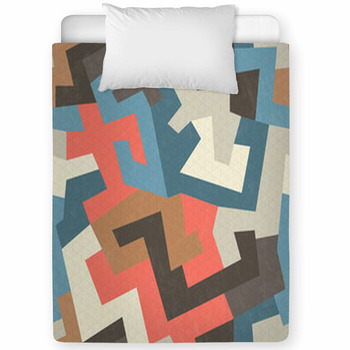 Tribal Seamless Pattern With Grunge Toddler Comforter