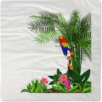 Tropic Background Baby Blanket