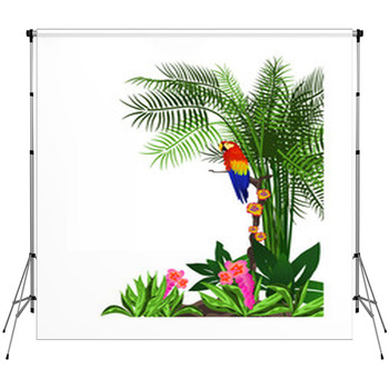 Tropic Background Fleece Backdrop