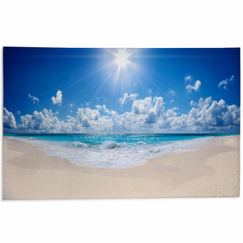 Tropical Beach And Sea - Landscape Area Rug