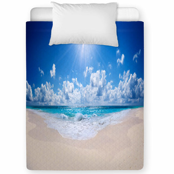 Tropical Beach And Sea - Landscape Toddler Comforter