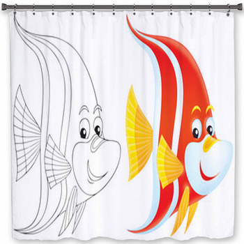 Tropical Fish Shower Curtain