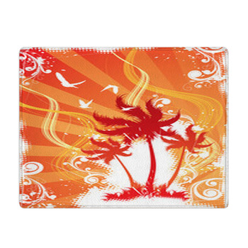 Tropical Palm Trees Bath Mat