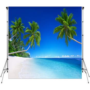 Tropical Paradise Custom Size Backdrop