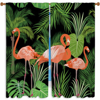 Flamingo Curtains & Drapes | Black Out | Custom Sizes