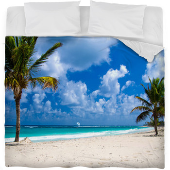 Tropical Sea Fleece Bed Blanket