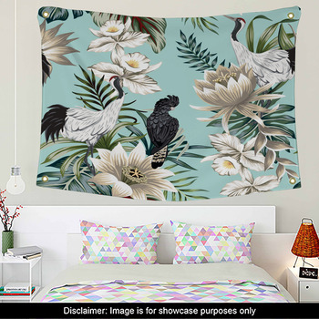 Crane Wall Decor in Canvas, Murals, Tapestries, Posters & More