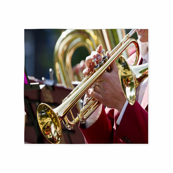 Trumpet Player Custom Size Floor Mat