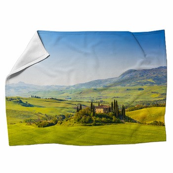 Tuscany At Spring Fleece Blanket