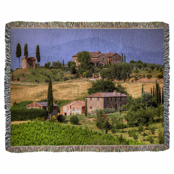 Tuscany - Italy Woven Throw Blanket