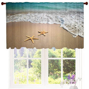 Two Starfish On A Beach Custom Size Valance