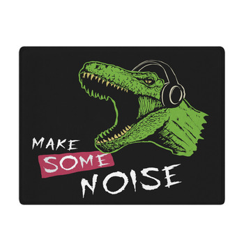 Tyrannosaur Music Fan Bath Mat