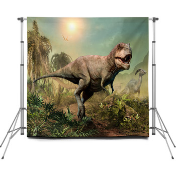 Dinosaur Photo Backdrops | Available in Very Large Custom Sizes