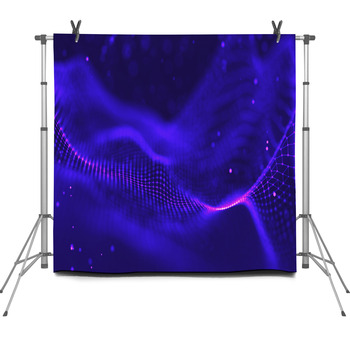 Ultra Violet Galaxy Background Space Fleece Backdrop
