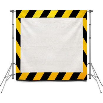 Under Construction Concept Custom Size Backdrop