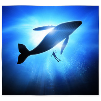 Under The Waves Custom Size Floor Mat