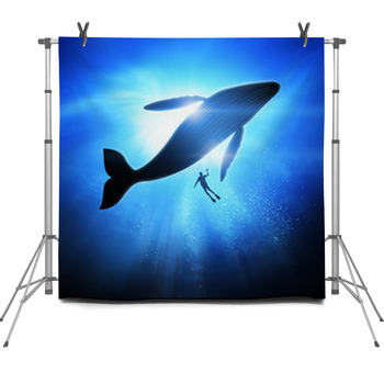 Under The Waves Fleece Backdrop