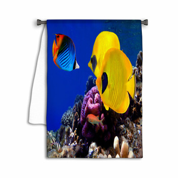 Underwater Image Of Coral Reef Towel
