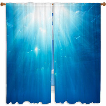 Ocean Window Curtains Ds Block, Ocean Themed Curtains