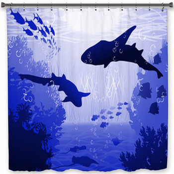 Underwater Shower Curtain