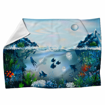 Underwater World Fleece Blanket