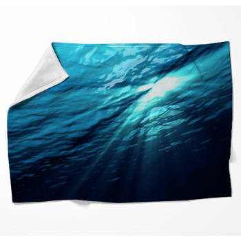 Underwater Woven Throw Blanket