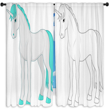 Unicorn Drapes & Window Treatments | Black Out | Custom Sizes