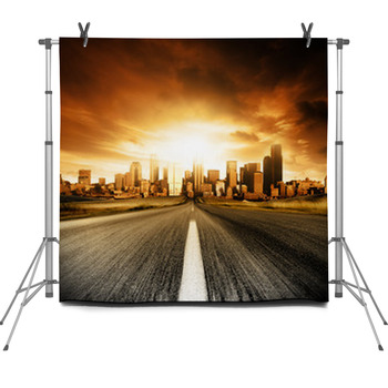 Urban Doom Fleece Backdrop