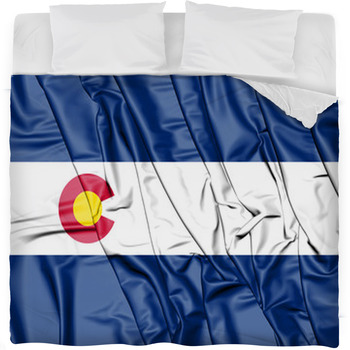 Us Colorado Flag America American Fleece Bed Blanket