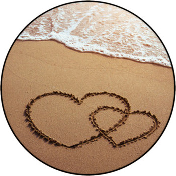 Valentine's Day Greetings Round Rug