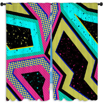 Details about   Large Vintage 80's Custom Pop Art Abstract Valance Cornice Cover 103x19 
