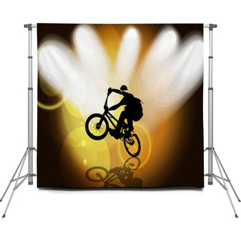 Vector BMX Cyclyst Custom Size Backdrop